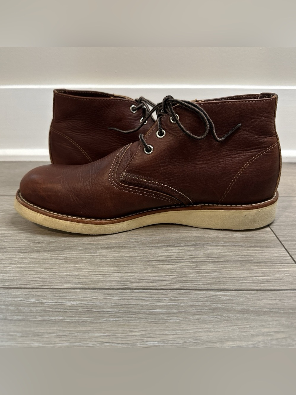 Red Wing Men’s Size 10 Heritage 3141 Briar Oil Slick Chukka Work Boots Brown - Picture 9 of 13